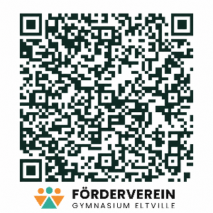 QR-Code (GiroCode) für die Überweisung an den Förderverein